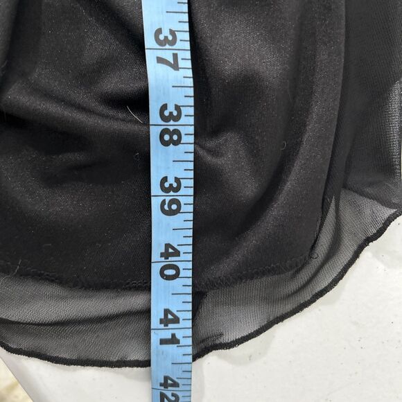 Mini Dress Womens‎ Small Black Hi Low Babydoll Whimsigoth Fairycore Hoco 90s Y2K - Picture 7 of 7